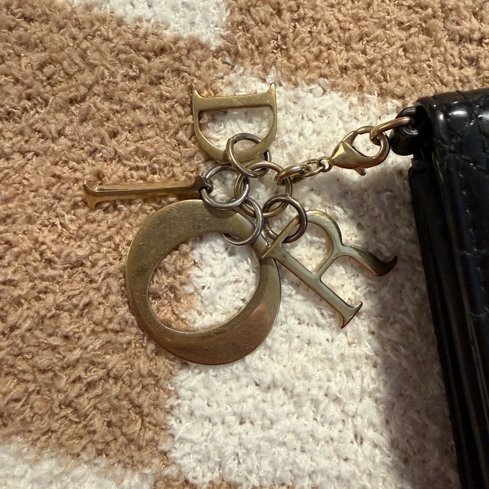 DIOR Patent Cannage Lady Dior Eden Wallet Black - Picture 13 of 13